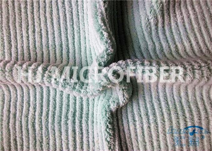 Van de het Koraalvacht van de Microfiberstreep Doek 100 Polyesterstof voor Micro- Vezeldoek