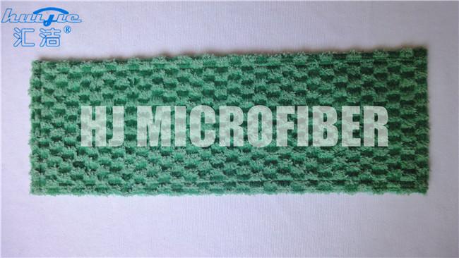 Van de de Stootkussensjacquard van de Microfiber Natte Zwabber van de het weefsel opnieuw te gebruiken zwabber de vervangingsstootkussens met zak