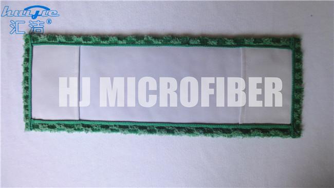 Van de de Stootkussensjacquard van de Microfiber Natte Zwabber van de het weefsel opnieuw te gebruiken zwabber de vervangingsstootkussens met zak