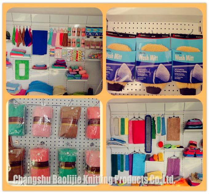 80% polyester en 20%-polyamide super zachte en van de de stapelbadstof van de hoogwaterabsorptie microfiber high-low de handdoekdoek