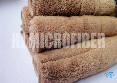 80% van het de handdoek450gsm koraal van het polyester20% polyamide 30*40 microfiber de schoonmakende door buizen geleide vierkante handdoek vacht