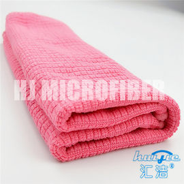 Roze de controle80% polyester van de Microfiber Schoonmakende Doek en 20%-de schoonmakende handdoek van het polyamidehuishouden