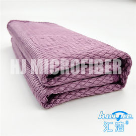 Breiden het Microfiber vierkante 80% polyamide en het door buizen geleide huishouden van 20% polyester Franse handdoek