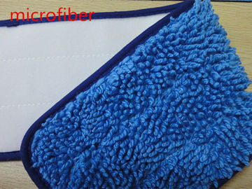 Blauw die van de Zwabberstootkussens van textielmicrofiber het Natte Stof 13*47cm verdraaien Hoge Aborbent