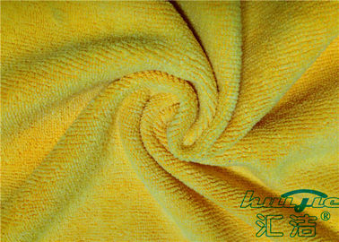 Het gele Broodje van Polyestermicrofiber Fabricin voor het Schoonmaken van Antistatisch Product,
