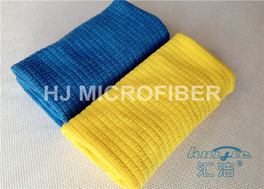 De gele Kras Vrije van de Micro- Schoonmakende Handdoeken van Microfiber Doekwerveling Vrije/Drogende