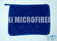 Blauwe 30 * 40 microfiberdroogdoeken, weft de Vacht schoonmakende microfiber doek van de draai ultra Dikke Pluche