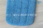 De blauwe van de de Stapelstof van Kleurenmicrofiber Streep Verdraaide van de Zwabberhoofden Stootkussens van de de Zwabbervervanging
