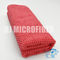 Leidden de Microfiber rode vierkante 80% polyester en 20%-het polyamide huishouden gebreide grote parelhanddoek door buizen