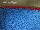 13 * 47 Microfiber het Blauw dat van de Stofzwabber Stoffen het Rode Gestikte Vloer Schoonmaken verdraait