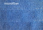 Absorberende Natte de Zwabberstootkussens van het Microfiber Blauwe 13*41/47cm Weft 480gsm Verdraaide Trapezoïde