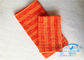 De oranje Schoonmakende Doeken van Microfiber 80% Polyesterpluksel - vrije, Antistatische Schoonmakende Doek