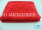 Schoonmakende Rood/Blauwe Doek van de Microfiber Warp-Knitted Auto, de Handdoeken van Autowasserettemicrofiber