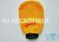 Oranje de Autowasserettemitt 80% Polyester 4.4“ x 8.8“ van Microfiber van de Koraalvacht