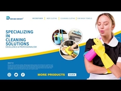 Microfiber natte dweilpads voor muren aangepast formaat