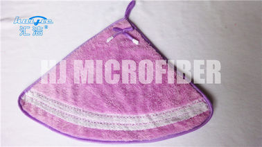De Schoonmakende Handdoeken van Microfiber van de koraalvacht, de Aangepaste Oppoetsende Doek van Microfiber