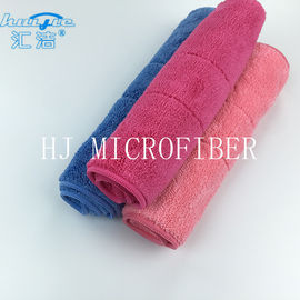 De kleurrijke van het de Polyester20% Polyamide van Microfiber 80% van de de Stoffenhanddoek Materiële Handdoek van de het Koraalvacht voor Huis het Schoonmaken