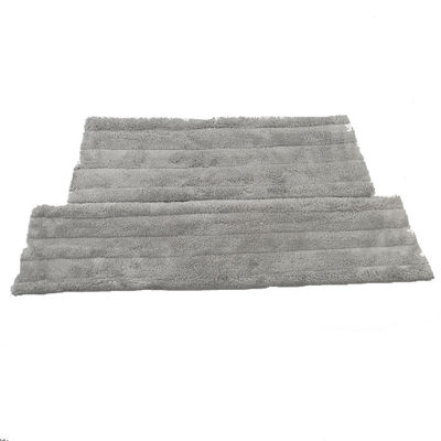 450gsm Coral Fleece Fabric Trapezoid 10cm Klitbandband Grey Flat Dust Mop Household