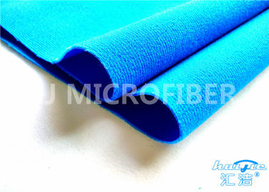 Blauwe de Lijnstof van de Polyester Flexibele Klitband voor Kleding en Zak het Aanhangen