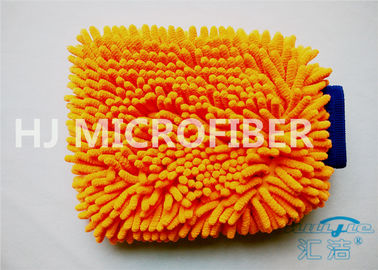 Lange de Wasmitt van Haarchenille Microfiber Zonnige Oranje Sneldrogend, Anticorrosive