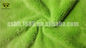 Groene Pluche Als buffer optredende voor Handdoek/Hoge Absorptie Microfiber die Doek voor Venstersglas bestrooien