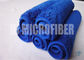 Blauw van Kleurenmicrofiber Super Zacht Super Absorberend 80% de Polyester20% Polyamide van de de Auto Schoonmakend Doek