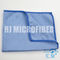 Microfiber 30*40cm 80%-polyamide en het door buizen geleide huishouden die van 20% polyester Franse handdoek schoonmaken