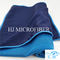 Van de de Doek Blauwe Kleur van fabrieks Directe Microfiber Schoonmakende Kleurrijke het Strand Vierkante Handdoek 40*60cm