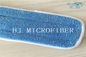 De blauwe van de de Zwabberstootkussens Verdraaide Stapel van Microfiber van Kleurenleidingen Zij Natte van de Zwabberhoofden Stootkussens van de de Zwabbervervanging
