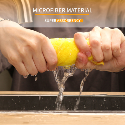 Het het Zachte Super Absorbeermiddel en Pluksel van Microfiberdroogdoeken - vrije Keuken schoonmakende Doeken