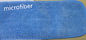 De hoge Natte Zwabber van absorptiemicrofiber vult blauw op verdraaiend 13*47-polyesterstof 3mm spons
