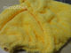 20*50 gele Kleurrijke Microfiber-Haartulband, het Elastische Haar Droog GLB van de Kristalknoop