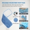 Microfiber stofmop Pads Hoog absorptievermogen Gedraaide microfiber natte dweilpads voor het reinigen van vloeren