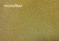 Stof van de Polyester Kleine Chenille van de Microfiber550gsm de Gele 150cm Breedte 100%