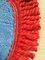 450gsm blauwe Verdraaide Rode Natte Milieuvriendelijke de Zwabberstootkussens van Leeswijzersmicrofiber