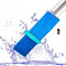 Blauwe Natte de Zwabberstootkussens van 380gsm Microfiber, Zak Gevormde Multifunctionele Zwabbers