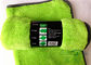 Groene van het de Polyester20% Polyamide van Kleurenmicrofiber Super Zachte Super Absorberende 80% de Auto Schoonmakende Handdoeken