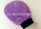 Purpere de Wasmitt van Microfiber Chenille Handschoen/Autowasproducten 8“ x 9“