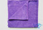 Grote Purpere weft-Gebreide Veerkrachtige Microfiber-Badhanddoeken voor Huisgebruik