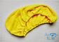 De gele/Rode Microfibre-van de de Handdoekomslag van de Haartulband Super Absorberende, Sneldrogende Handdoek