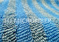 De afwijking breide Blauwe Microfiber Verdraaide Stapelstof voor Vod/Stofdoek, Polyesterstof