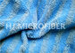 De afwijking breide Blauwe Microfiber Verdraaide Stapelstof voor Vod/Stofdoek, Polyesterstof