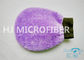 Met de hand gemaakt de Auto Schoonmakende Mitt van Microfiber van de pluchevacht/Super Mitt 100% van Microfibre