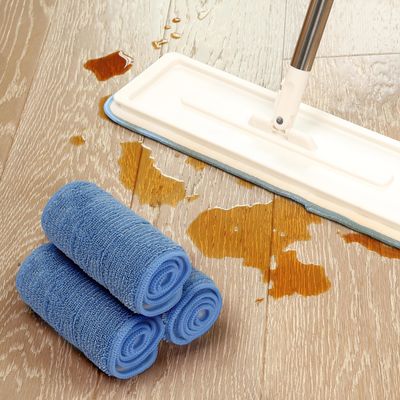 Microfiber stofmop Pads Hoog absorptievermogen Gedraaide microfiber natte dweilpads voor het reinigen van vloeren